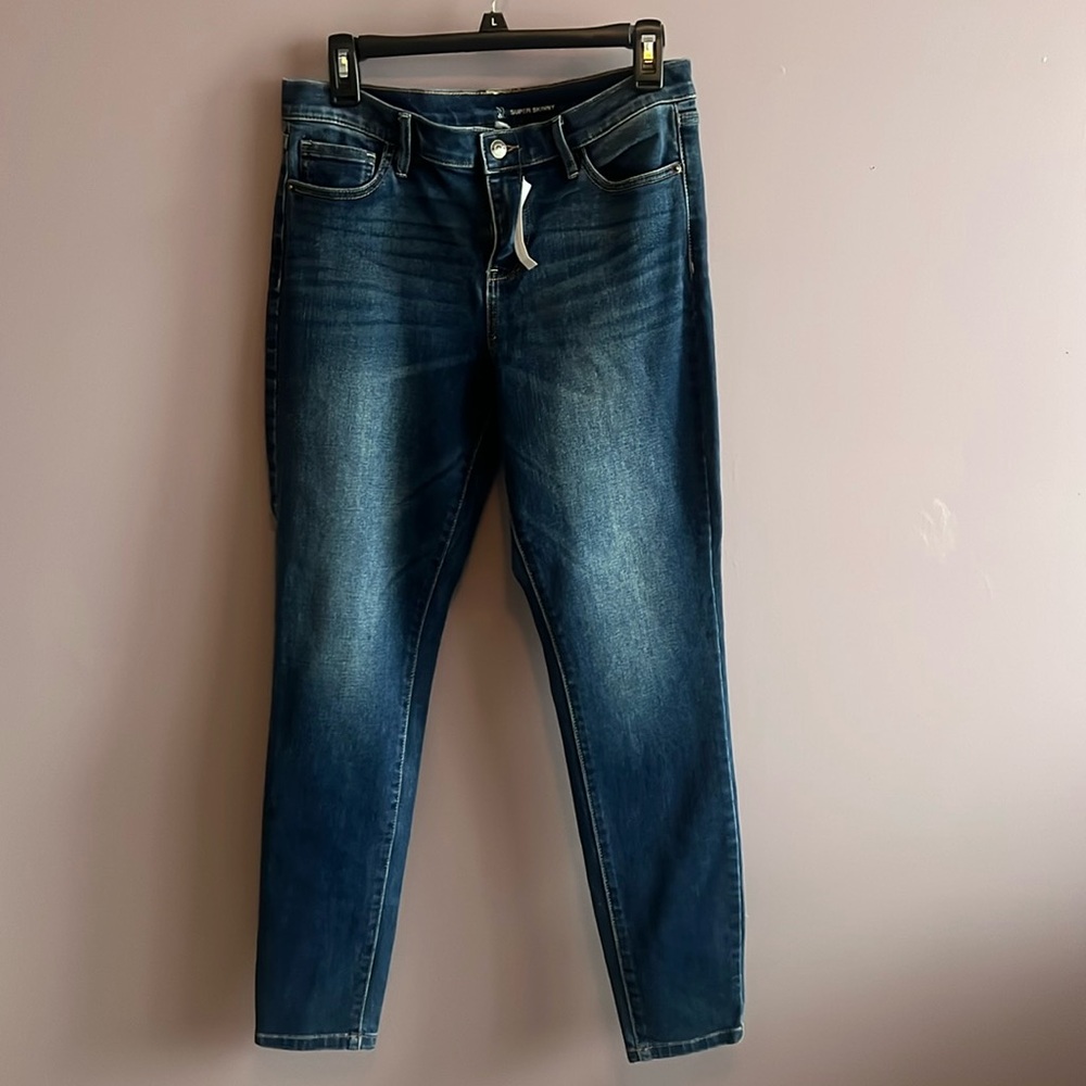 Super Skinny Jeans Dark Wash Size 10 NWT